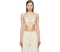 Off-White Cotton Tank Top