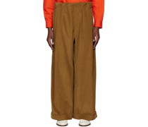 Tan Drawstring Trousers