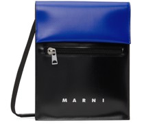Black & Blue Mini Crossbody Bag