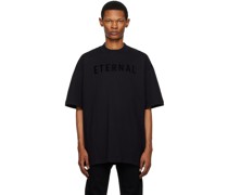 Black Flocked T-Shirt