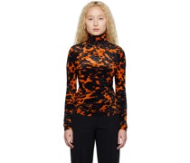Orange Heyser Turtleneck