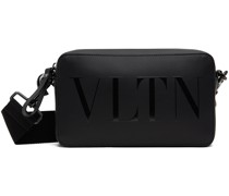 Black 'VLTN' Crossbody Bag