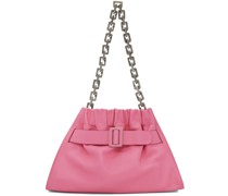 Pink Scrunchy Satchel Shoulder Bag