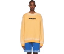 Yellow Cotton Sweatshirt