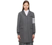 Grey Chesterfield Down Coat