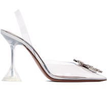 Transparent Begum Glass Sling 95 Heels