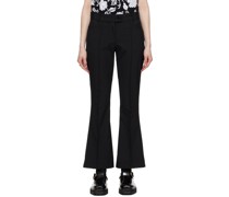 Black Flare Trousers
