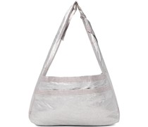 Silver Cocoon Tote Bag