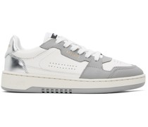 White & Gray Dice Lo Sneakers