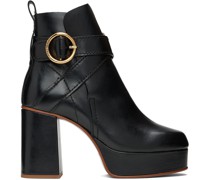 Black Lyna Ankle Boots