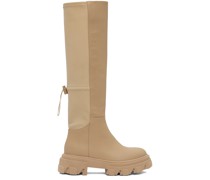 Beige Gia 12 Boots
