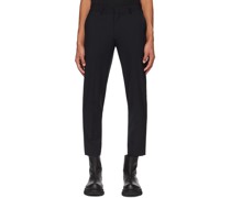 Black Straight Trousers