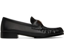 Black 4G Leather Loafers
