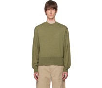 Green Mock Neck Sweater