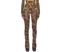 SSENSE Exclusive Brown Scythe Trousers