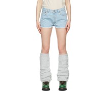 Blue Denim Shorts