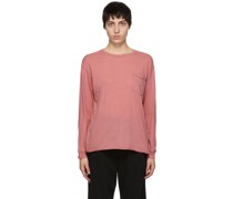 Pink Crewneck Long Sleeve T-Shirt
