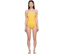 Yellow Eco Basic Swimsuit