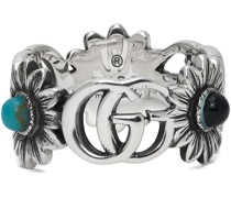 Silver GG Flower Ring