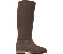 Brown Nubuck Riding Boots