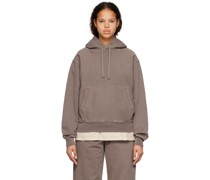 Gray Pigment-Dyed Hoodie