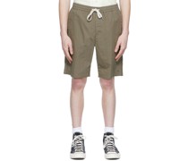 Green Cotton Shorts