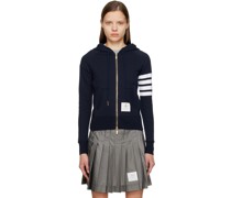 Navy 4-Bar Hoodie