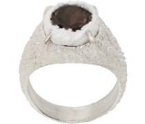 SSENSE Exclusive Silver Planet Signet Ring