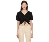 Black Organic Linen T-Shirt