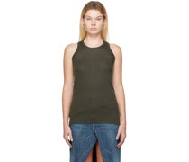 Gray Cashmere Tank Top