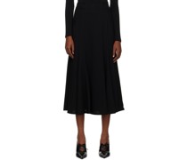 Black Laura Midi Skirt