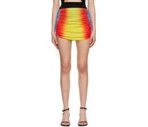 Multicolor Nylon Mini Skirt