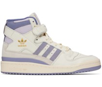 White & Purple Forum 84 Sneakers