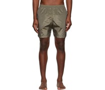 Taupe Neat Steve Swim Shorts
