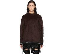 Brown Mohair 4G Sweater