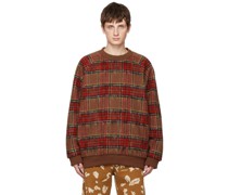 Brown Check Sweater