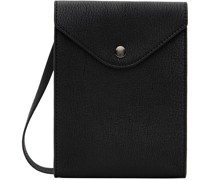 Black Enveloppe Strap Shoulder Bag