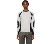Black & Gray Metamorphic Long Sleeve T-Shirt