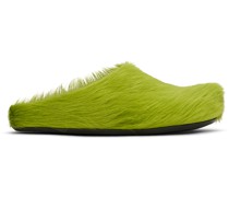 Green Fussbett Sabot Loafers