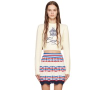 White Embleme De Caza Sweater