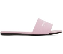 Pink 4G Flat Sandals