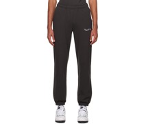 Black Wordmark Sweatpants