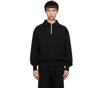 Black Half-Zip Sweatshirt