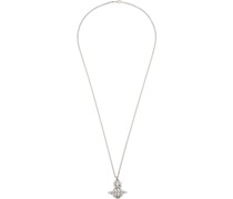 Silver Denver Orb Pendant Necklace