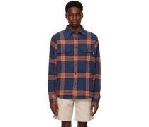 Navy Check Shirt