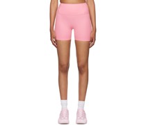 Pink High-Rise Shorts
