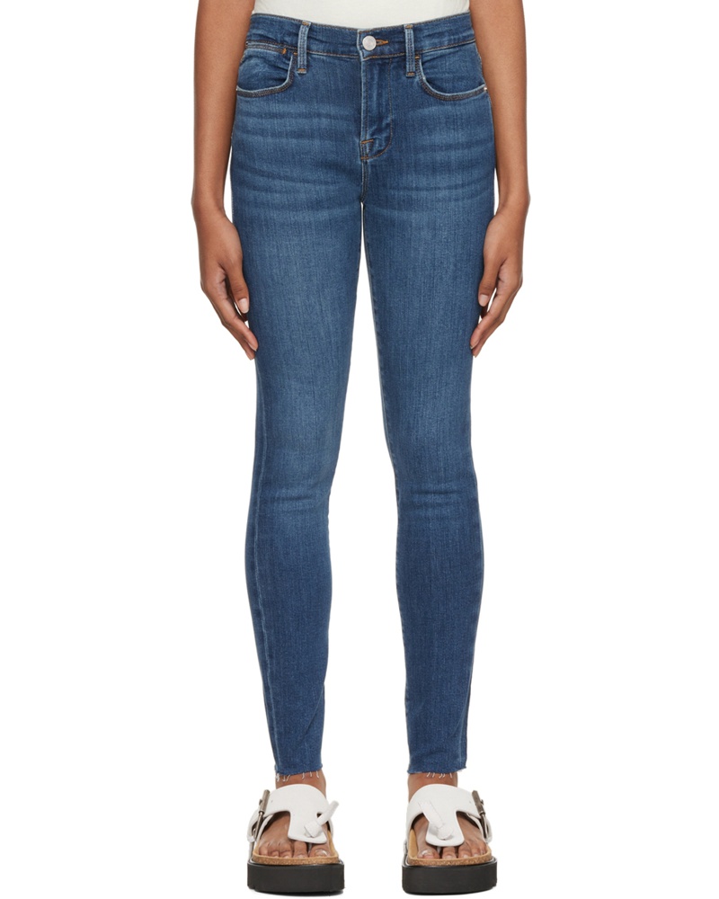 Frame Denim Damen Blue 'Le High Skinny' Jeans