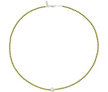 SSENSE Exclusive Yellow & Brown Somos Como Niños Necklace
