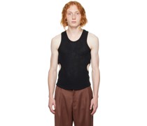Black Susannah Tank Top