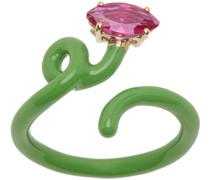 Green Baby Vine Tendril Ring